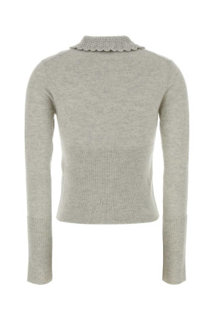 Grey wool cardigan CHLOE (CH26SMC03530)