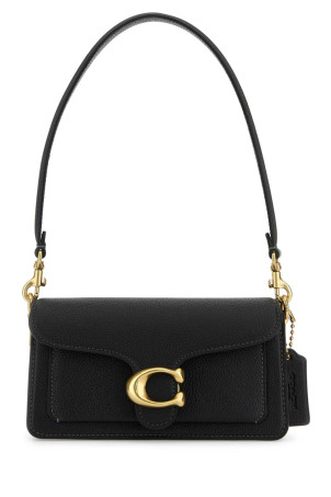 Black leather Tabby 20 shoulder bag COACH NEW YORK (CY201)