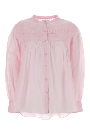 Pink cotton Plalia blouse ISABEL MARANT ETOILE (HT0002FCB3J04E)