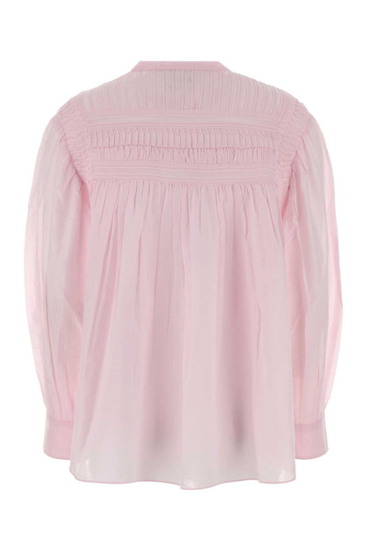Pink cotton Plalia blouse ISABEL MARANT ETOILE (HT0002FCB3J04E)