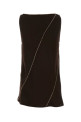 Chocolate viscose top JIL SANDER (J01NC0176J65022)