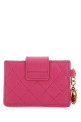 Fuchsia leather card holder LANVIN (LWSLSWH1NAQTA22)