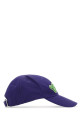 Purple cotton baseball cap OFF WHITE (OMLB041S23FAB003)