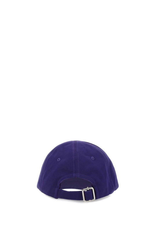 Purple cotton baseball cap OFF WHITE (OMLB041S23FAB003)