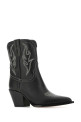 Black leather Perla ankle boots Black SONORA (PER603BKCALEF02W)