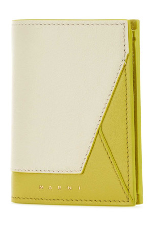 Two-tone leather wallet MARNI (PFMO0055U1P2644)