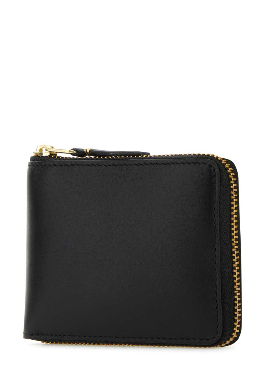 Black leather wallet COMME DES GARCONS (SA7100CP)