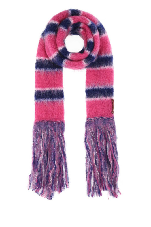 Embroidered mohair blend scarf MARNI (SCZC0031Q0UFU116)