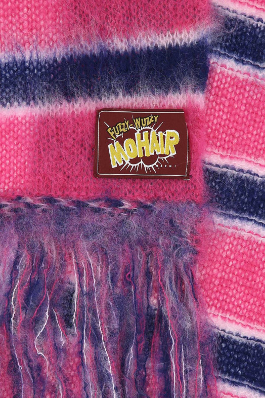 Embroidered mohair blend scarf MARNI (SCZC0031Q0UFU116)