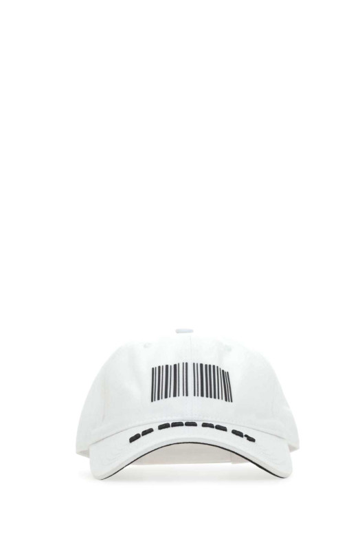 White canvas baseball cap White/Black VTMNTS (VL16CA100W)