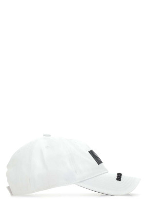 White canvas baseball cap White/Black VTMNTS (VL16CA100W)