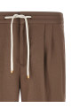 Linen trousers Brown