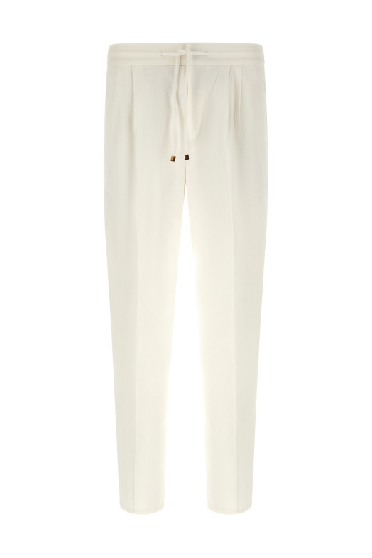 Linen trousers White