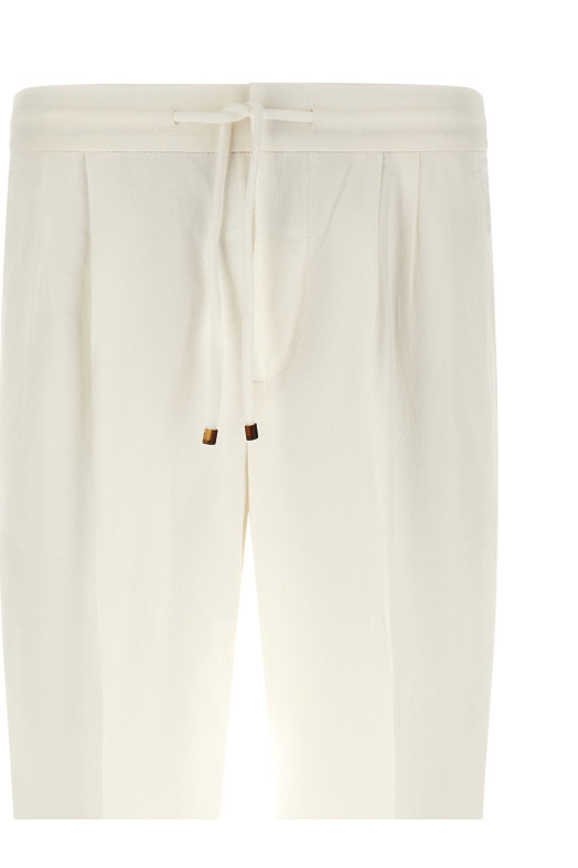 Linen trousers White