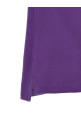 Logo embroidery polo shirt Purple