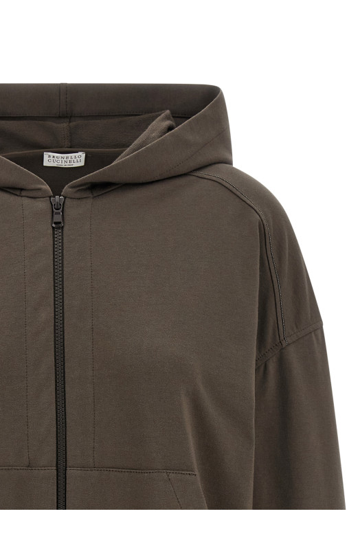Monile hoodie Brown