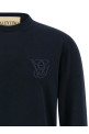 Valentino Garavani logo embroidery sweater Blue