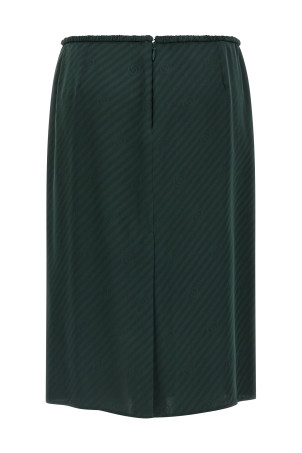 Silk skirt Green