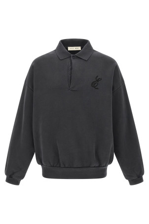 'Classic Fleece' polo shirt Black