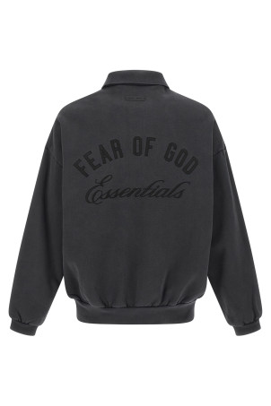 'Classic Fleece' polo shirt Black