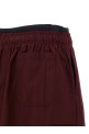 Double layer elastic skirt Bordeaux