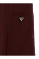 Double layer elastic skirt Bordeaux