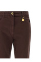 Jewel padlock jeans Brown