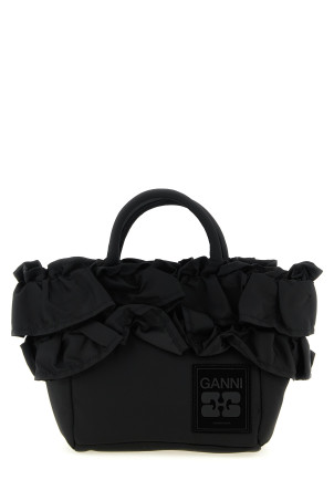 'Mini Shopper Ruffle' handbag Black