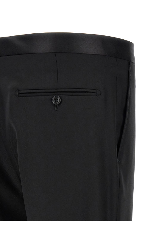 'Napoli' tuxedo dress Black