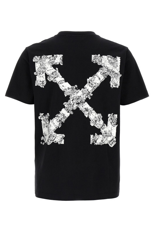 'Heraldic Treshold Arrows' T-shirt Black