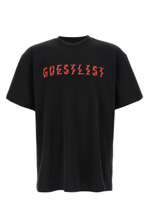 'Guestlist' t-shirt  Black