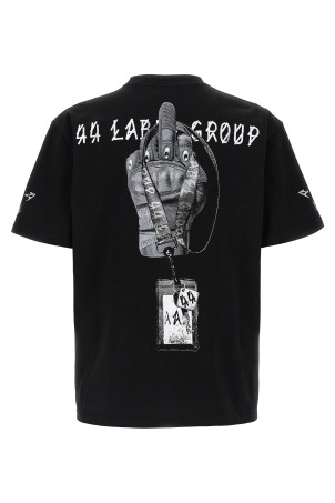 'Gloves' T-shirt Black-grey