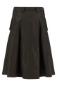 'Duchesse Nylon Pleated' skirt Brown