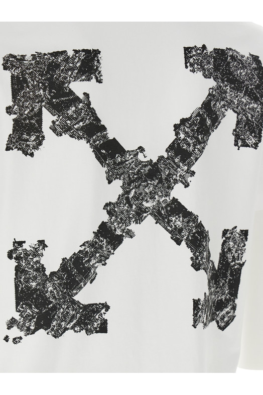 'Heraldic Treshold Arrows' T-shirt Black-grey