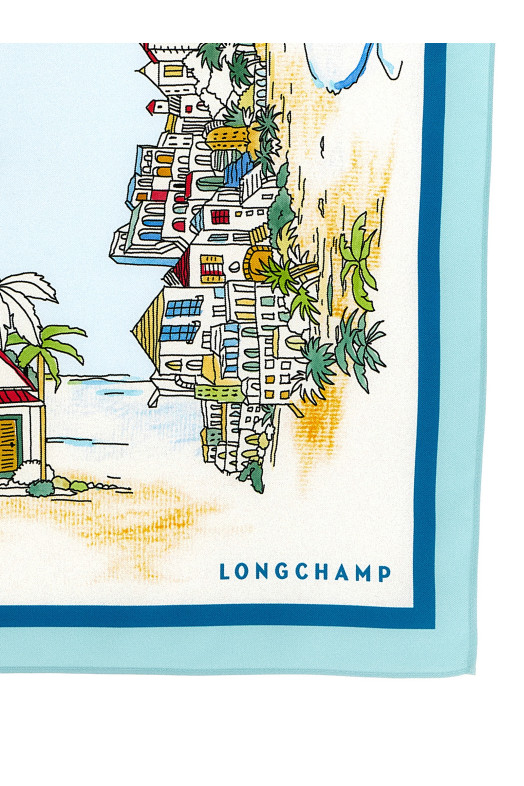 'Vivement l'Eté' scarf BLUE