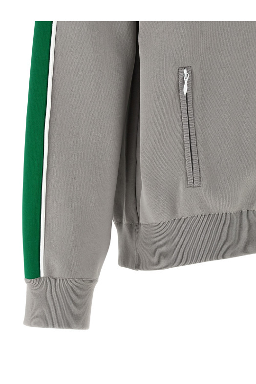 Logo embroidery sweatshirt Gray