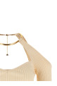 Necklace sweater Beige