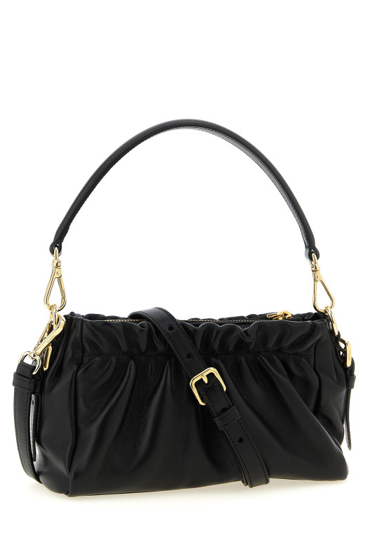 Leather shoulder bag Black