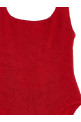 'Square Neck' one-piece swimsuit Red