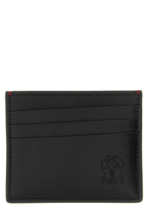 Heraldic coat of arms card holder Black