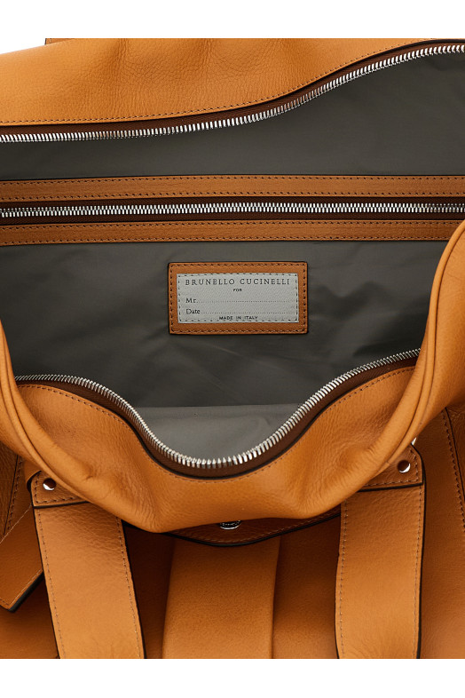 'Travel' duffel bag Brown