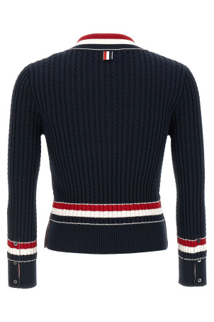 RWB intarsia sweater Blue