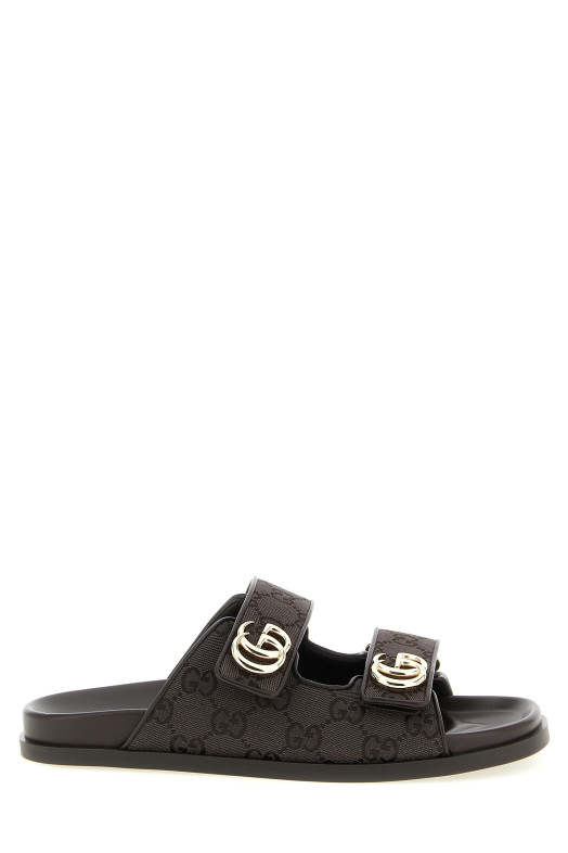 'Doppia G' slides Brown