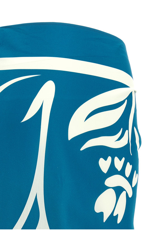 'Mandapa' sarong skirt Green