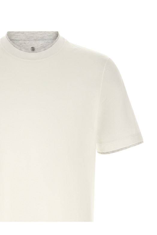 Double layer t-shirt White