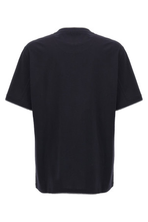 Double layer t-shirt Blue