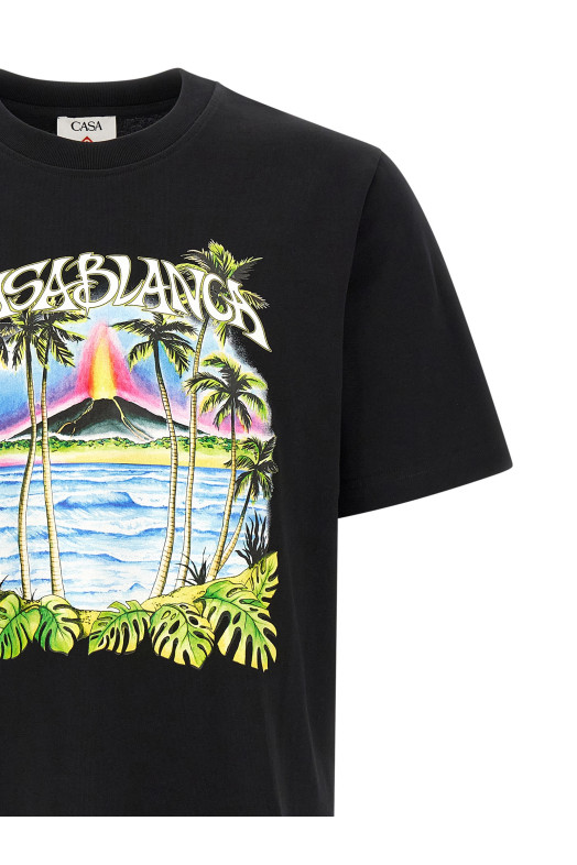 'Volcano' T-shirt Black