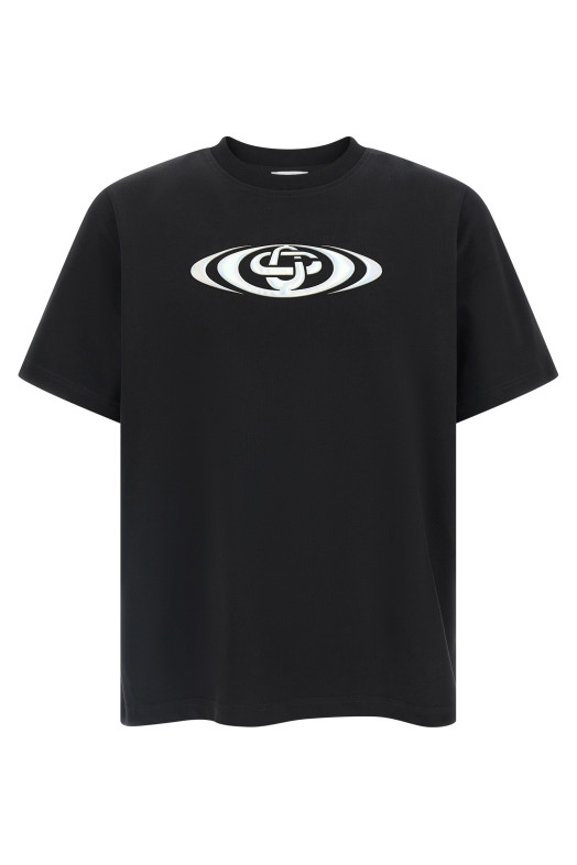 'Warped Logo' T-shirt Black