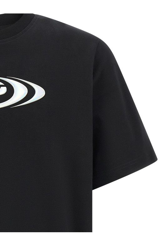 'Warped Logo' T-shirt Black