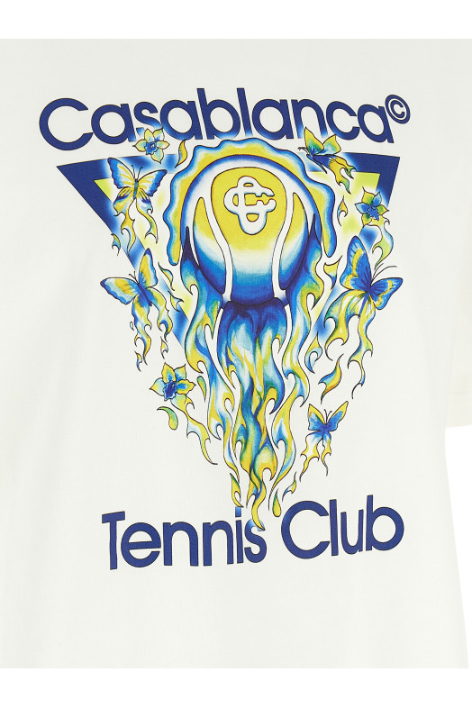 'Tennis Club Icon' T-shirt White